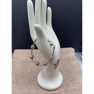 BRIGHTON Silver Gold Del Sol Ball Bracelet